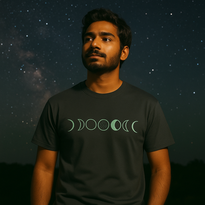 Moonshot Minimal – Glow-in-the-Dark Tee