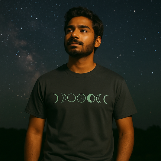 Moonshot Minimal – Glow-in-the-Dark Tee