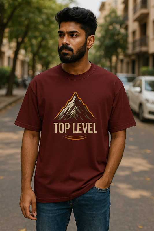 Top Level Vibe | Unisex Terry Oversized Tee