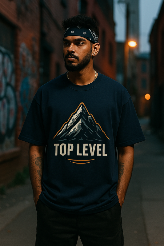 Top Level Vibe | Unisex Terry Oversized Tee