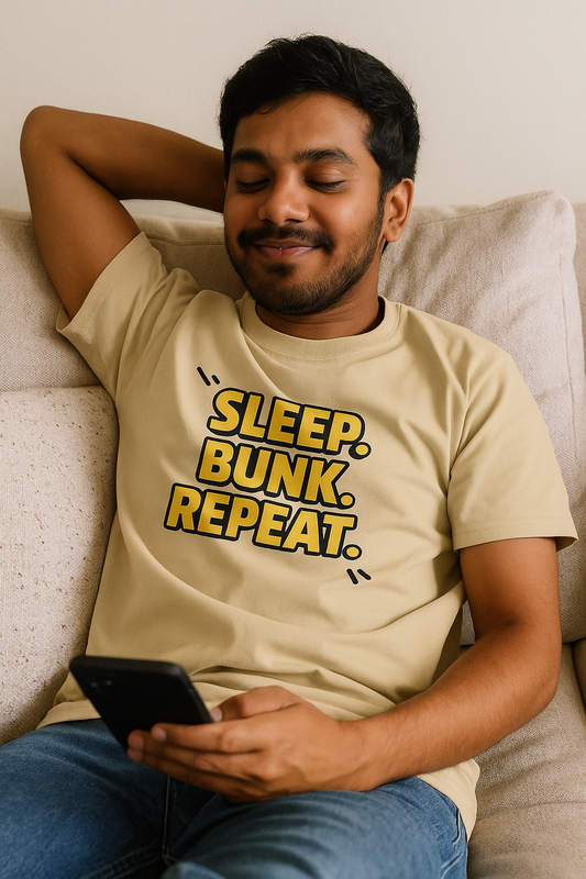 Sleep Bunk Repeat Tee | Unisex Supima T-Shirt